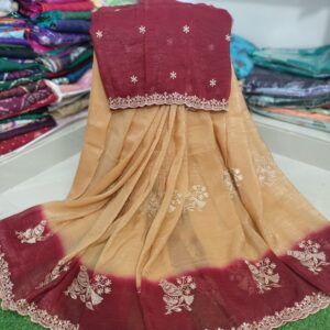 chiffon candy crussed sarees