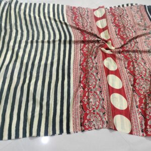 crape silk saree with ajrak pallu 699rs