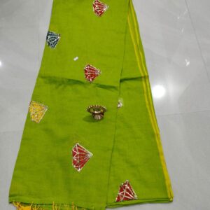 mul cotton sarees thread and sequence butta